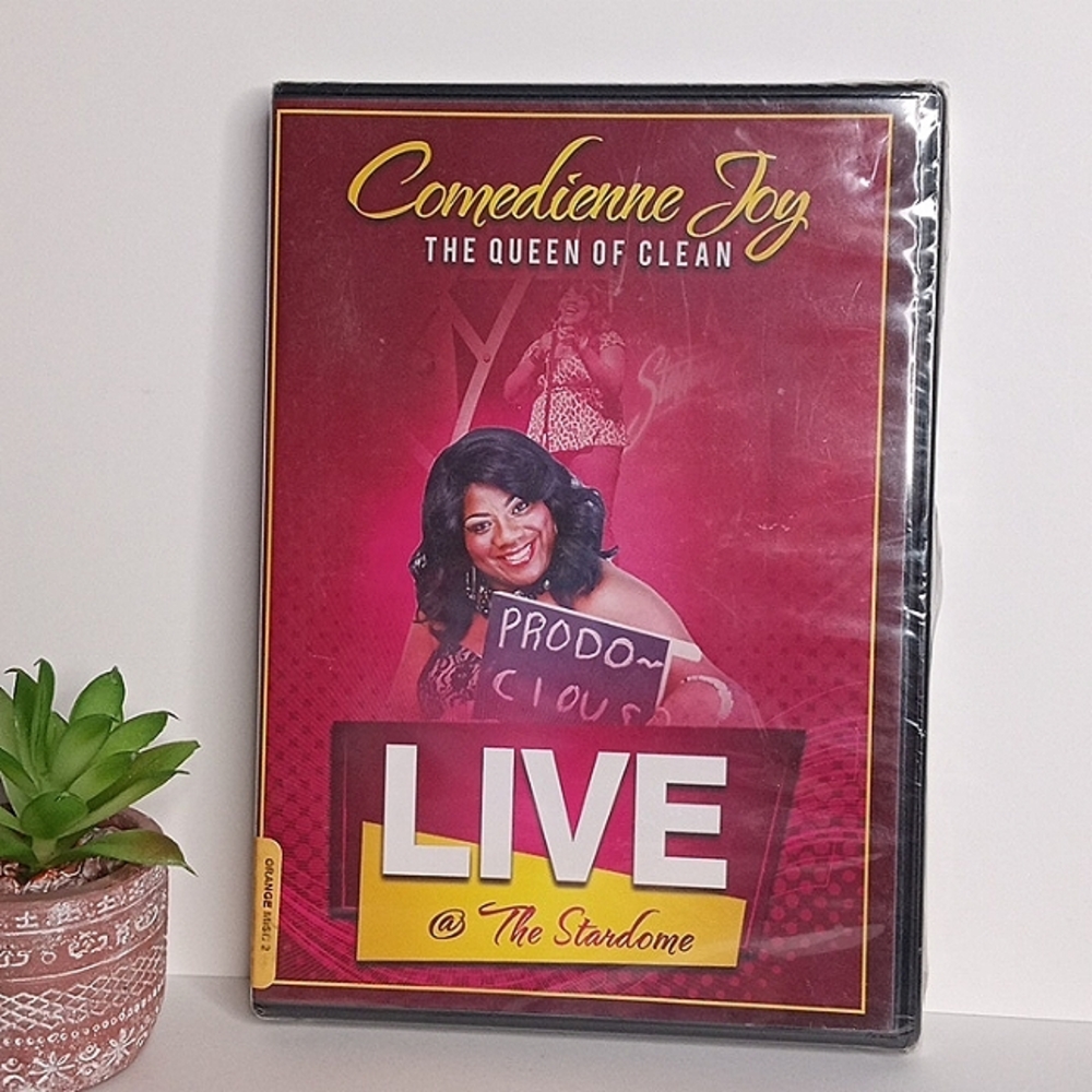 Free with purchase of $10 or more 
Comidienne  Joy DVD